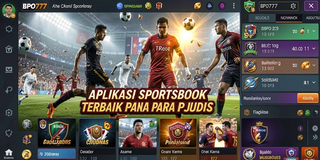 Tangkapan layar BPO777 menampilkan taruhan olahraga yang menarik.