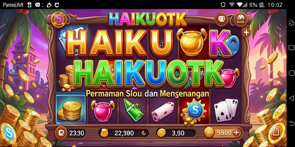 Screenshot HAIKUOTK menampilkan gameplay menarik Slot dengan efek visual yang menawan.