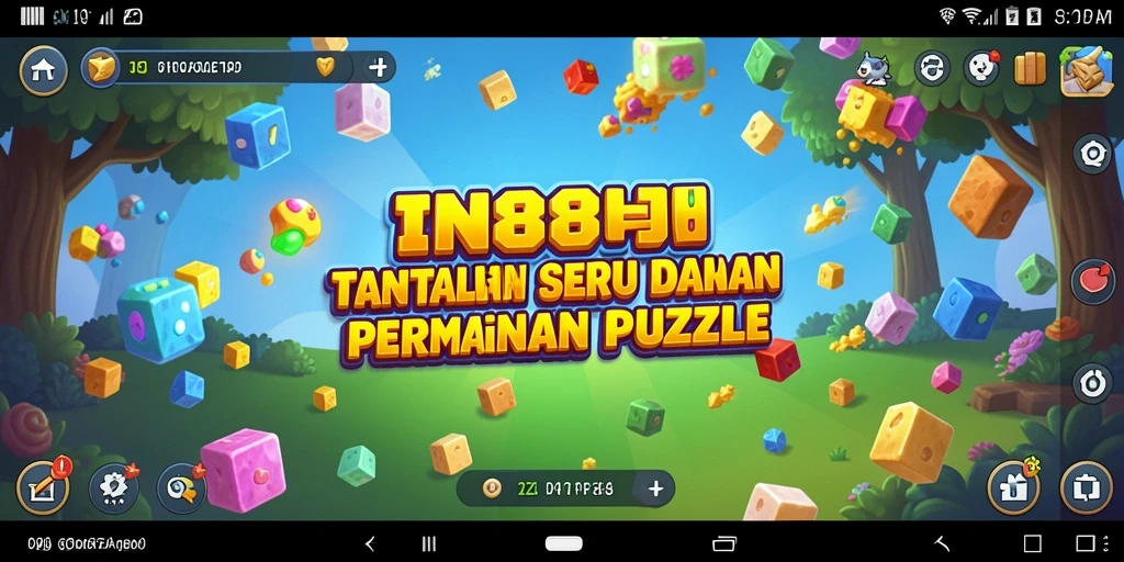 Tampilan gameplay seru dalam IN88 dengan berbagai teka-teki menarik.