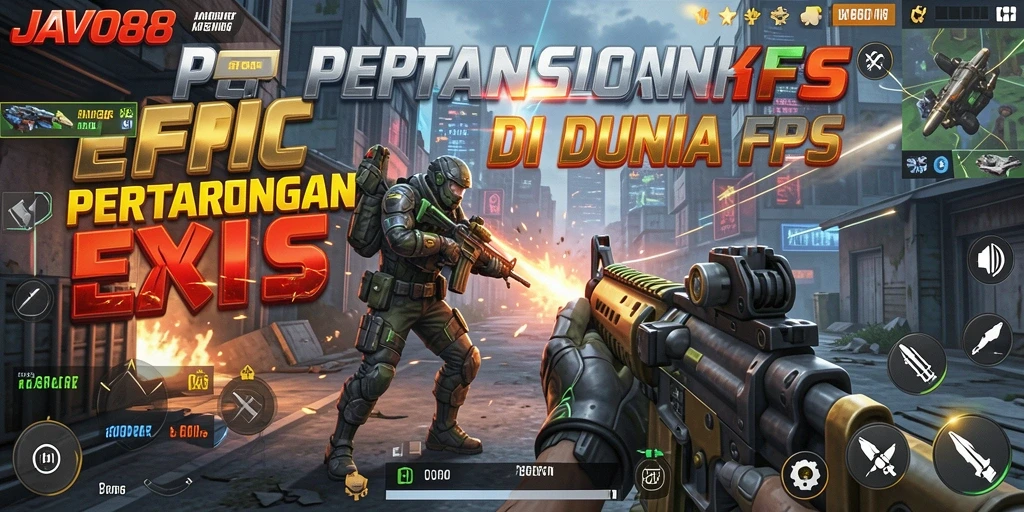Tampilan gameplay menegangkan di <strong>JAVO88</strong>, saat tempur intens berlangsung.