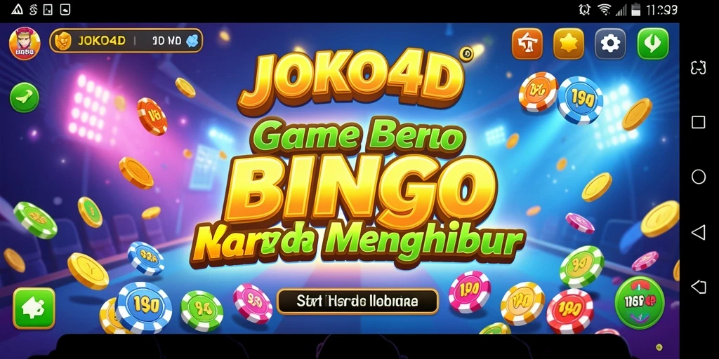 Tampilan antarmuka permainan Bingo JOKO4D yang menarik dan interaktif.