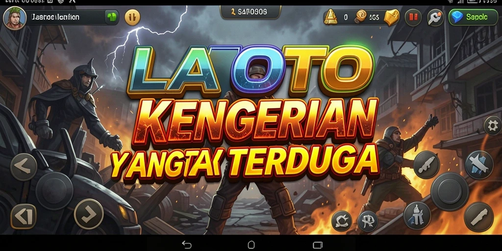 Tampilan gameplay menegangkan dari LATOTO yang penuh kengerian.