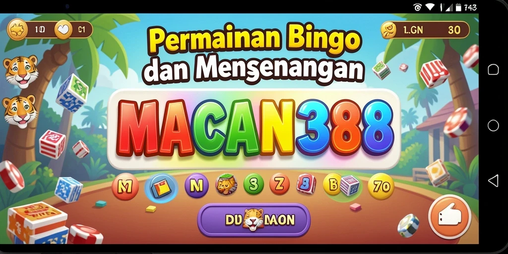 Tampilan gameplay seru dari MACAN388 dalam permainan Bingo.