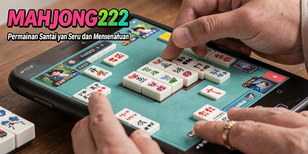 Tampilan gameplay seru dari MAHJONG222 yang penuh warna.