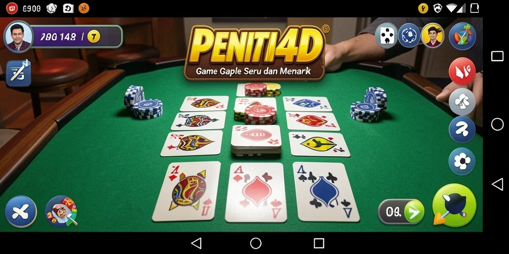 Tampilan menarik dari gameplay PENITI4D yang seru.
