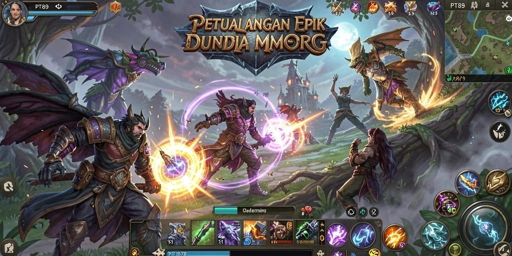 Tangkapan layar gameplay PT89 menampilkan aksi pertarungan seru.