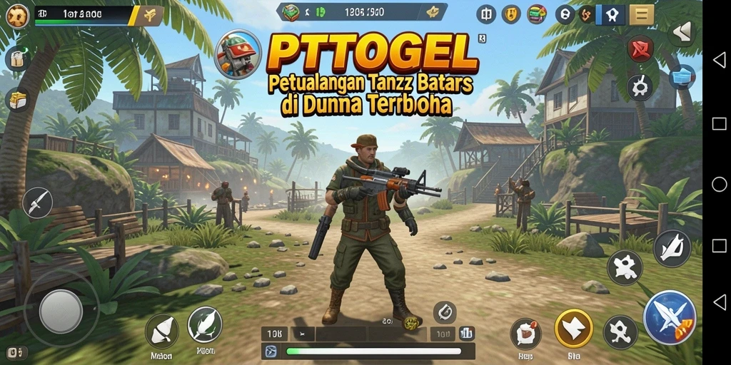 Tampilan gameplay PTTOGEL yang menakjubkan di dunia terbuka.
