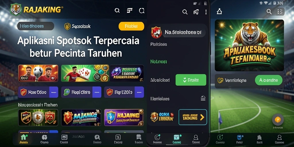 Tampilan menarik dari gameplay RAJAKING yang menunjukkan taruhan olahraga.