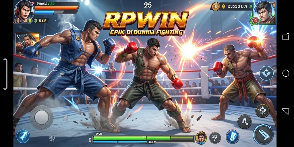 Tampilan gameplay RPWIN yang penuh aksi dan seru.