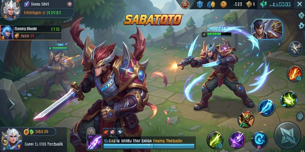 Tangkapan layar gameplay SABATOTO menunjukkan duel aksi yang mendebarkan.