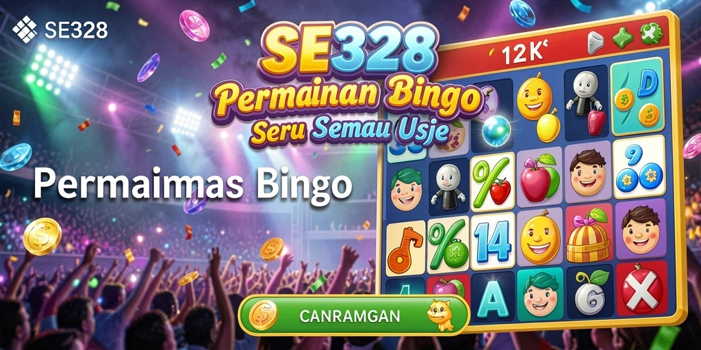 Tampilan gameplay menarik SE328 dengan antarmuka Bingo yang cerah.