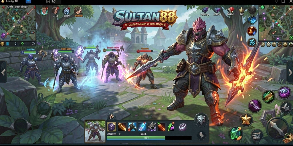 Tampilan gameplay SULTAN88 yang mengasyikkan dalam dunia MMORPG.