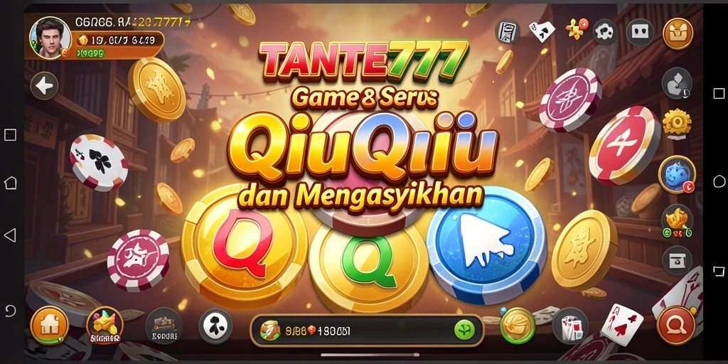Tampilan gameplay QiuQiu yang mendebarkan dan seru di TANTE777.