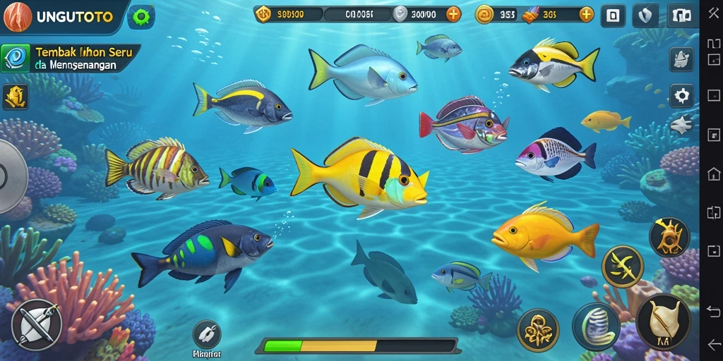 Tangkapan layar gameplay UNGUTOTO yang menarik dan menegangkan.