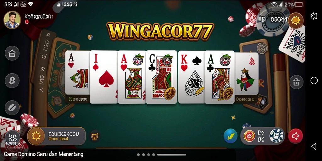 Gameplay Domino yang menarik dan interaktif.